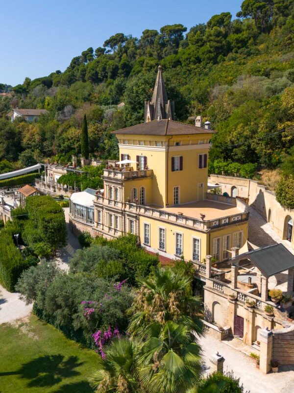 foto aerea villa per matrimoni
